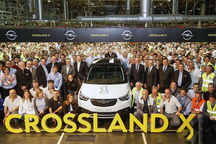 欧宝Crossland X车型下线 未来或换标国产