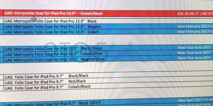 爆料网站称苹果将在下月发布一款新iPad Pro