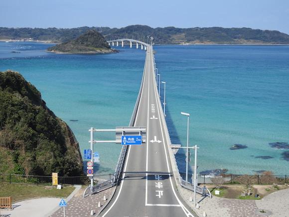 日本最美的角岛大桥，一点也不输冲绳的海景