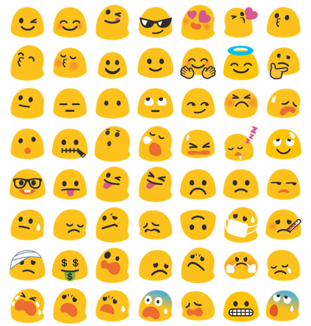 google 新版 emoji 大变脸!(内附表情包下载)