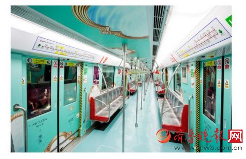 曼卡龙x陈漫珠宝大片上线 地铁专列彰显时尚风