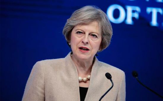 英国首相特雷莎·梅领导的保守党获得的议席未超过半数(资料图)