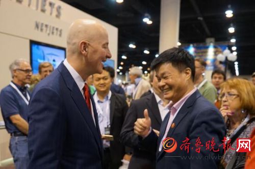 罗杰斯拜访云联惠总部 与黄明董事长进行深入