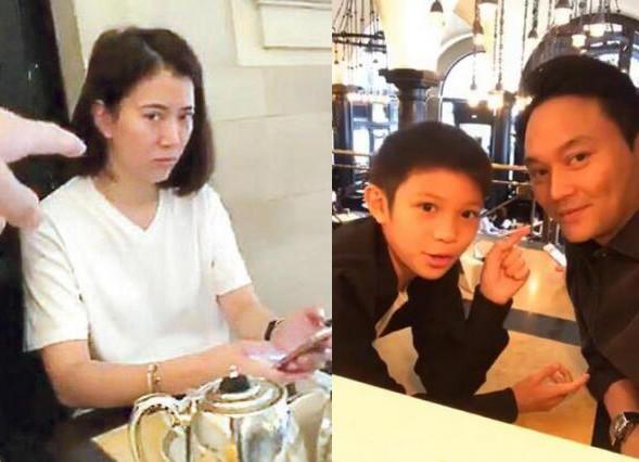 袁咏仪叫儿子讲中文 与老公争执