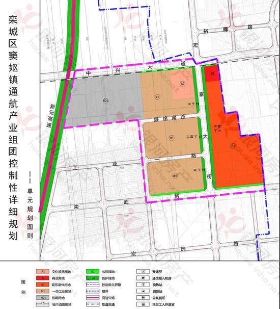 栾城区窦妪镇调整规划 商业占地近400亩