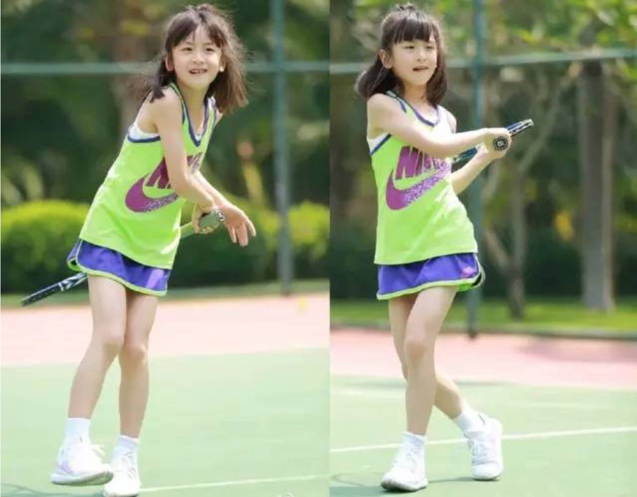 有高颜值和18般武艺的加持 小小的她 一举一动都是满满的女神气质 不