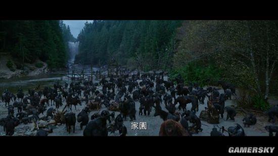 《猩球崛起3》中文终极预告!猩族集结决战人类