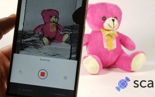 移动APP可全彩3D扫描物体