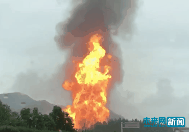 贵州晴隆县沙子镇发生天然气管道爆炸 当地网