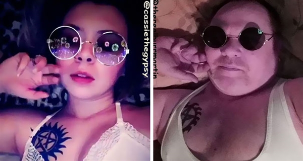 老爸模仿女儿晒臭美自拍 结果自己火了