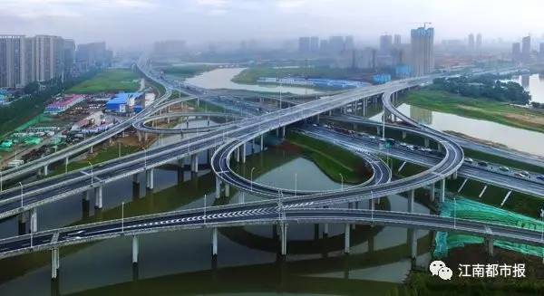 刚刚！南昌最大的立交桥正式开通！