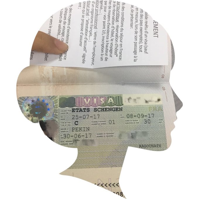 单身女学生法签一签过,有电调,有电邮大使馆。