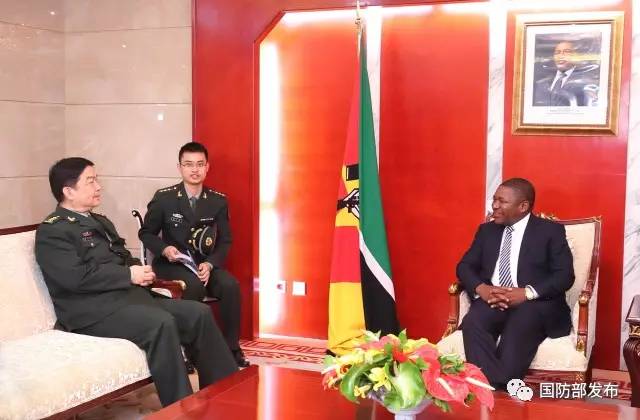 莫桑比克总统会见常万全