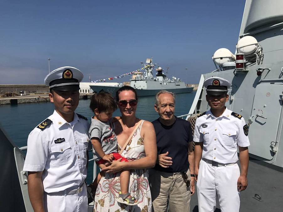 附视频！中国“海军蓝”访问亚平宁 意大利人看呆
