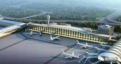 台州有一个新机场准备开建,跑道已先行施工,就建在这地方