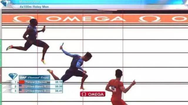 燃爆！钻石联赛中国男子4×100米力压美国队夺冠