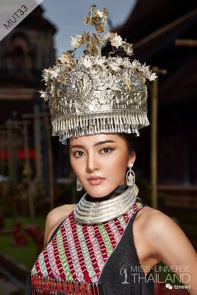 泰国环球小姐泰北民族服装写真