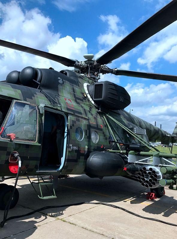 解放军也装备不少:2017莫斯科航展米-171sh武装运输直升机