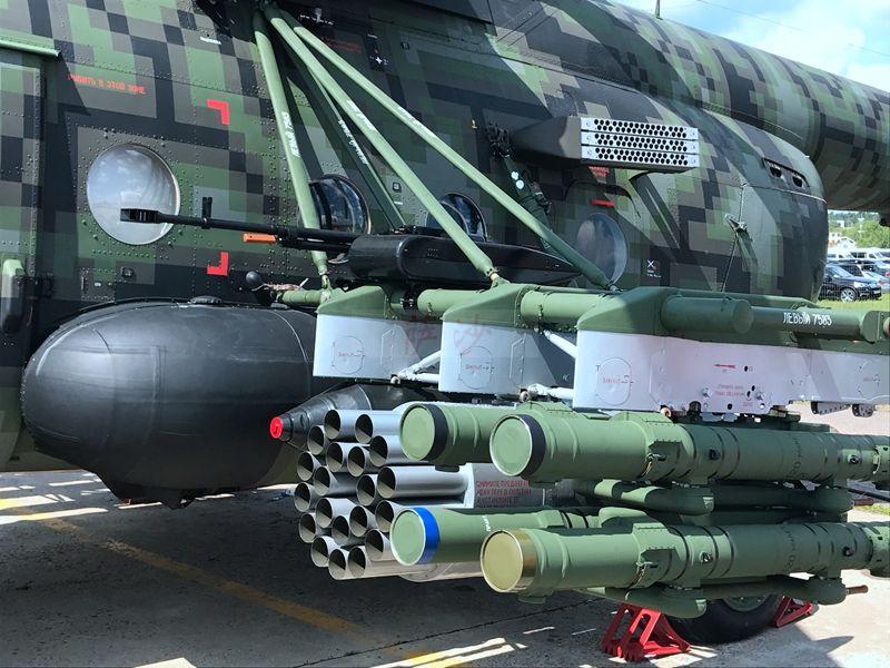 解放军也装备不少：2017莫斯科航展米-171SH武装运输直升机