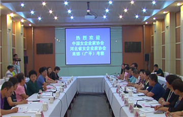 中国女企业家协会 河北省女企业家协会到广平
