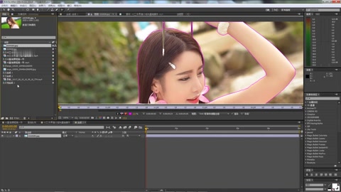 AE教程AE特效：教你如何运用AE中roto笔刷