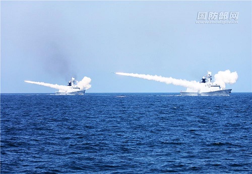 三大舰队不同海域联合作战：模拟对海对陆发动突击