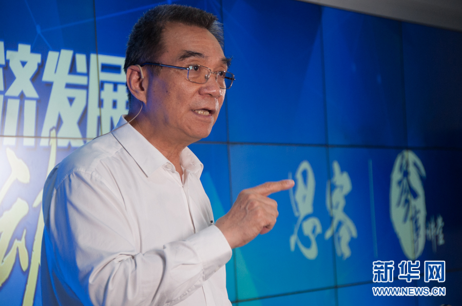 林毅夫：中国经济发展是人类经济史上的奇迹。　姚冠华 摄