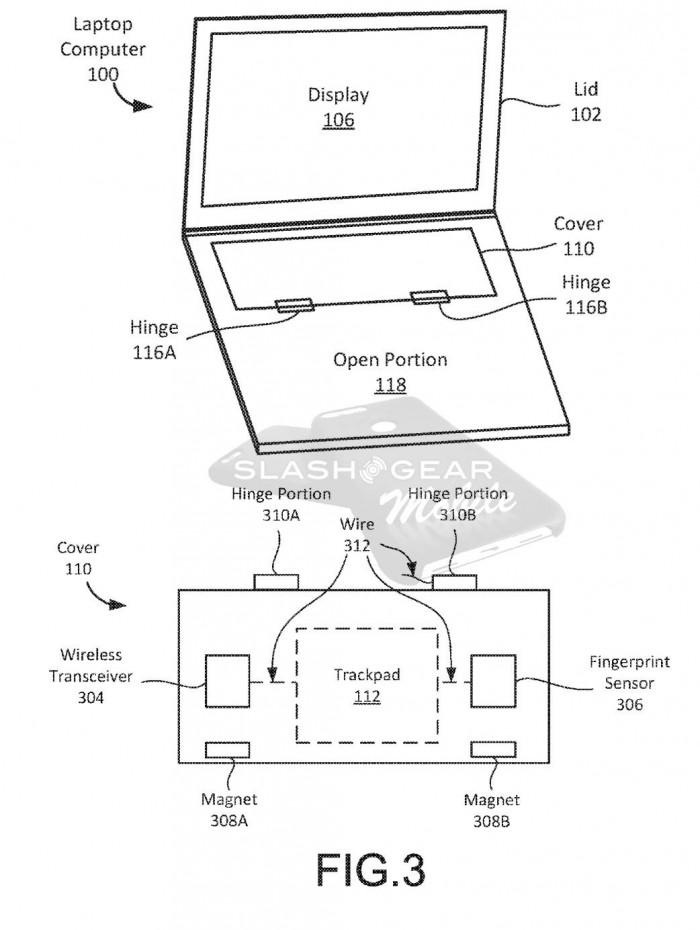 谷歌笔记本新专利：平板模式下磁性铰链可覆盖键盘