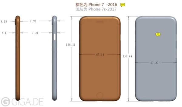 就买它了！iPhone 7S设计图流出：玻璃机身
