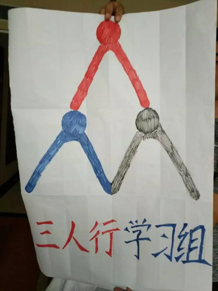 四个小组进行组徽,组标,口号设计pk,发现我们第三组酷炫的logo了吗?