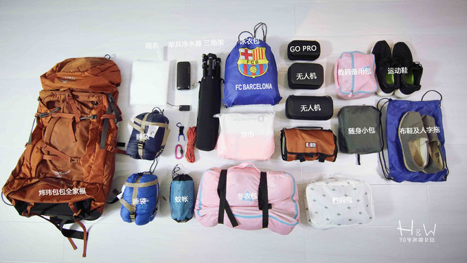 30岁环游日记——史上最全长途旅行用品背包大搜查