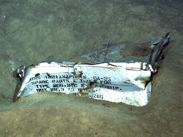 美国运载核弹部件的万吨巡洋舰被击沉，72年后发现残骸