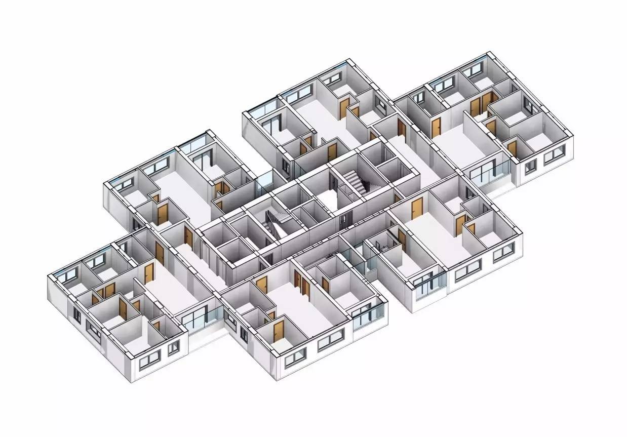 可视化高尔夫房三维房屋建筑-欧莱凯设计网