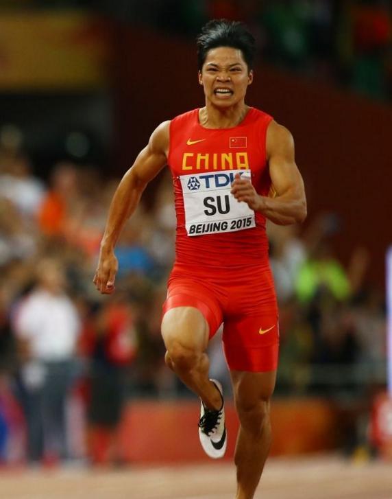 苏炳添,100米决赛唯一亚洲面孔,跑步我服苏炳添