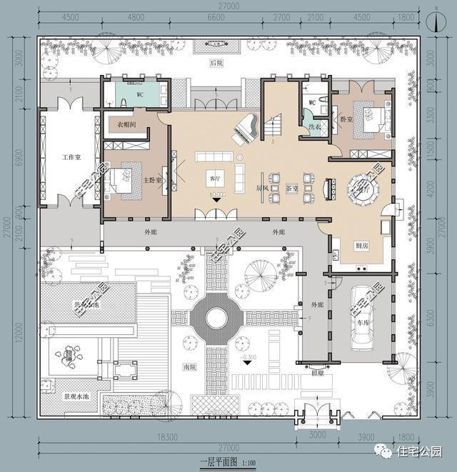 新闻客户端  户型平面图 大合院,大户型平面图供大家参考,毕竟建大宅