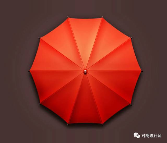秋雨绵绵，教你用photoshop做一把小红伞