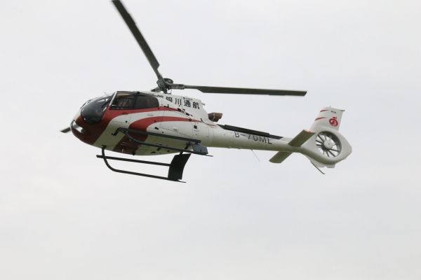 西部通航直升机助力宁夏“水上交通应急演练”