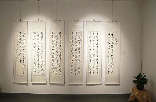 敦煌人的墨池情书法展"在北京798艺术区开幕