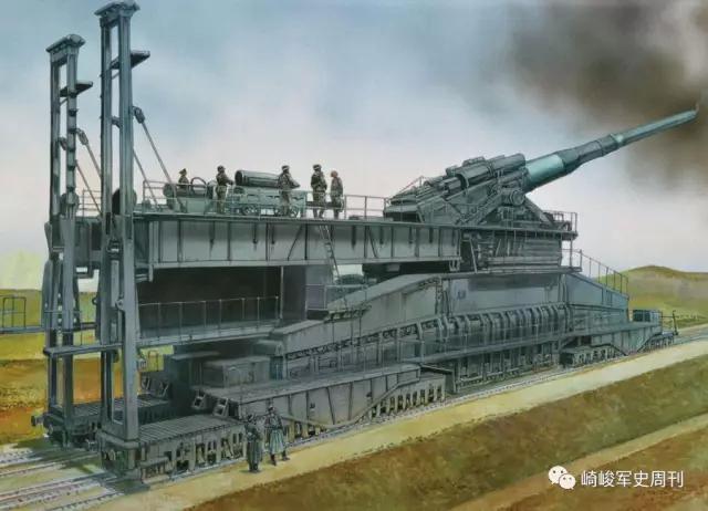二战德国列车炮：转战东西两线，镇守海陆壁垒