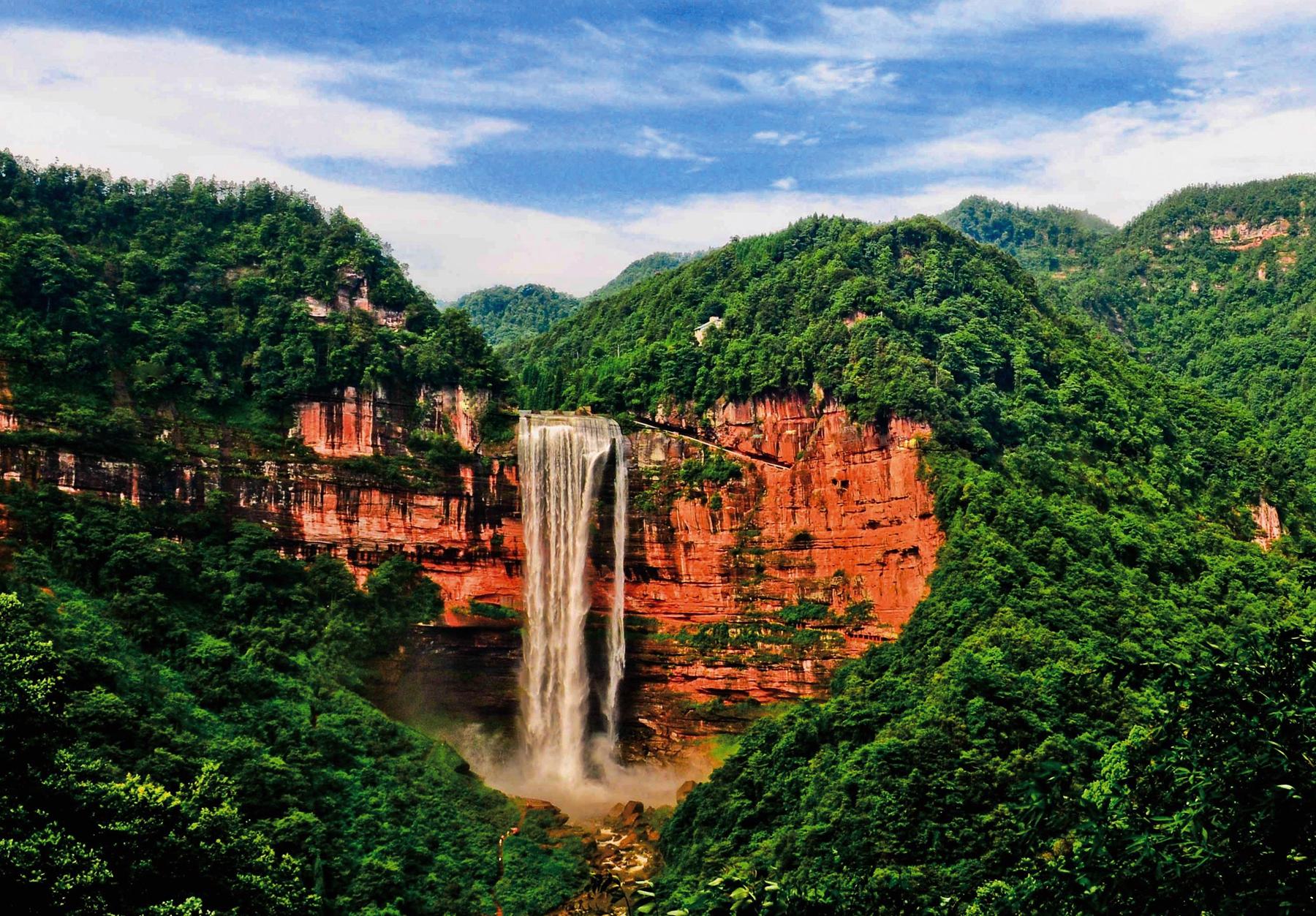 七夕相约重庆四面山,登爱情天梯与你说七天情话_凤凰资讯