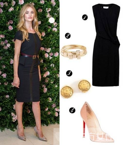 黑色礼服裙怎么搭配 贝嫂领衔示范优雅暗黑力量