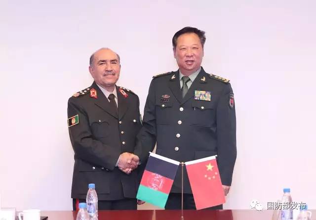 李作成会见阿富汗国民军总参谋长