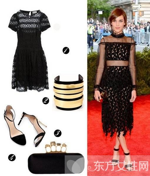 黑色礼服裙怎么搭配 贝嫂领衔示范优雅暗黑力量