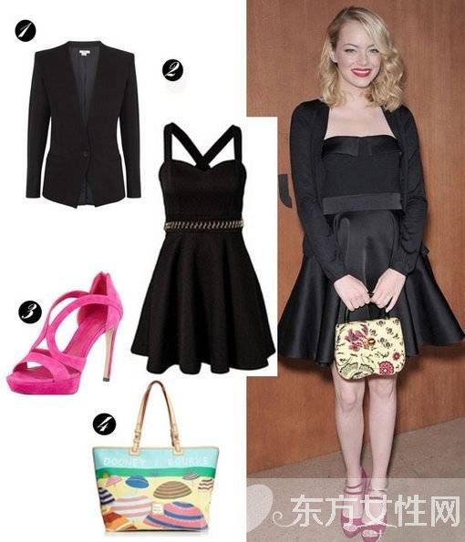 黑色礼服裙怎么搭配 贝嫂领衔示范优雅暗黑力量
