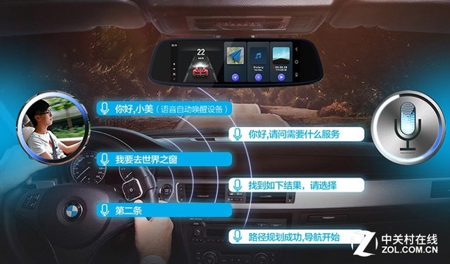 4G极速联网 美伴M8S智能后视镜促销中 