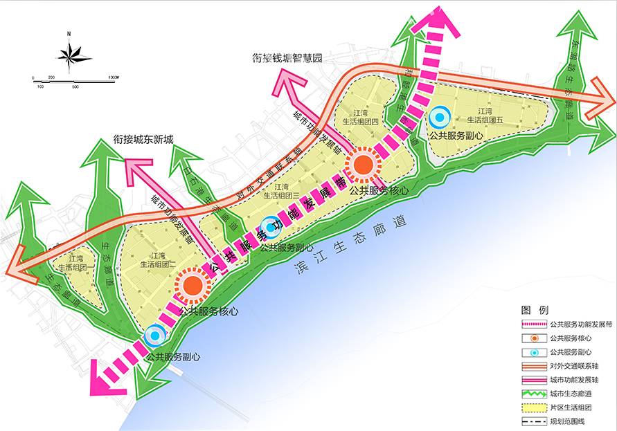 江湾新城规划图(凤凰房产/制 据规划,江湾新城定位为品质江湾生活
