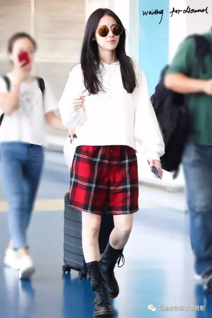 明星私服|张碧晨&江疏影&古力娜扎机场私服