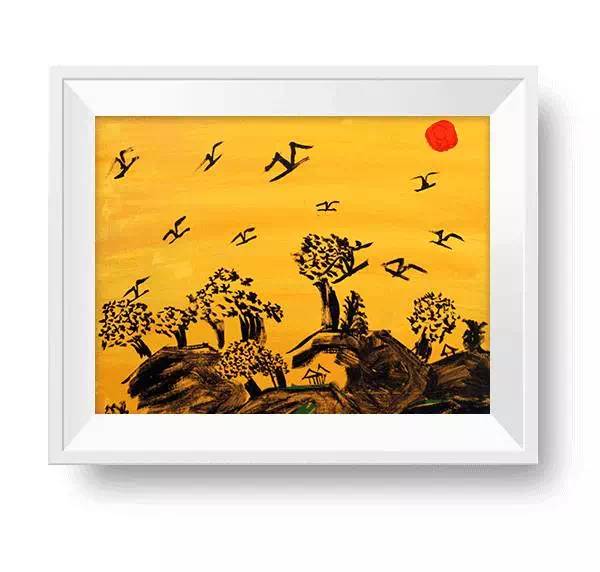 一块钱购画刷屏!自闭症孩子真的都是绘画天才