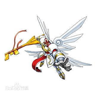 《数码宝贝》众神军团,三大天使是首领,天女兽是下等天使