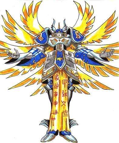 《数码宝贝》众神军团,三大天使是首领,天女兽是下等天使